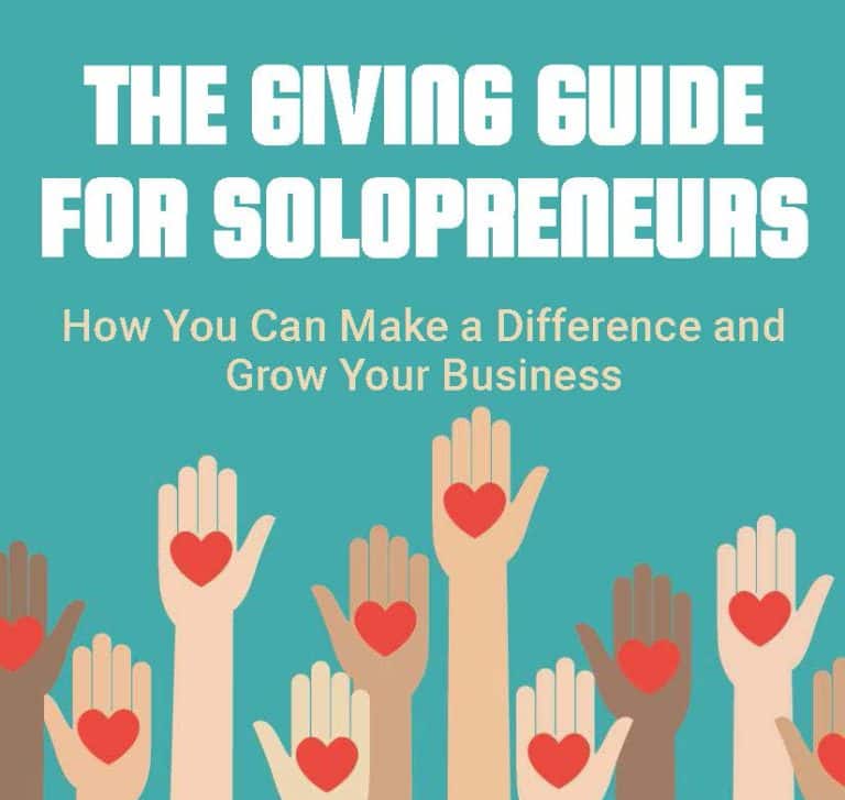 New eBook by Sue Hyatt: Giving Guide for Solopreneurs